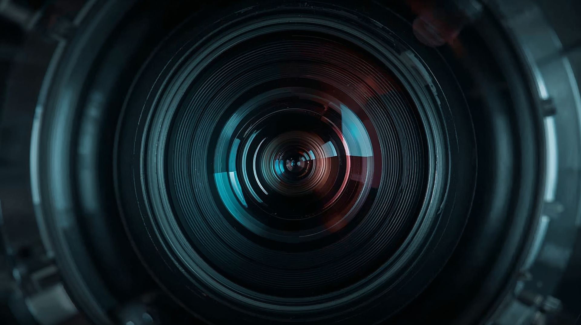 Macro view of precision optics symbolizing focus, measurement, and quality assurance.